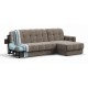 Угловой диван BOSS Sleep 160 Велюр Royal тауп NEW
