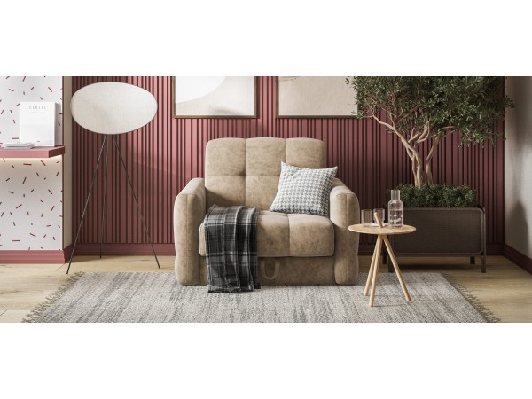 Кресло-кровать BOSS Sleep Велюр Роял тауп