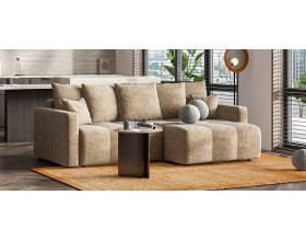 Босс Тренд угловой диван Велюр Роял тауп