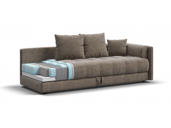 Тахта BOSS Велюр Роял тауп