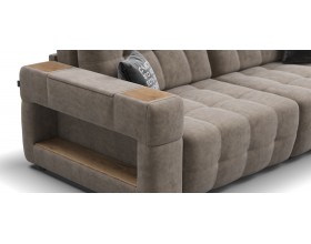 Босс ХО диван Велюр Роял тауп