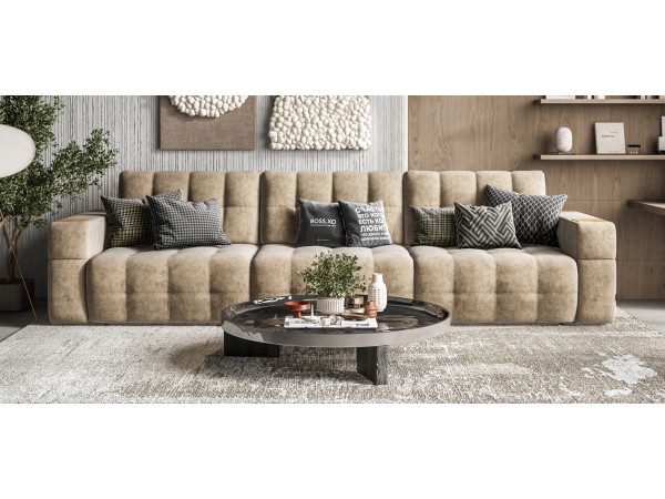 Диван BOSS.XO MAX Велюр Роял тауп