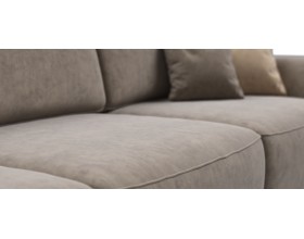 Кинг Макс диван Велюр Роял тауп