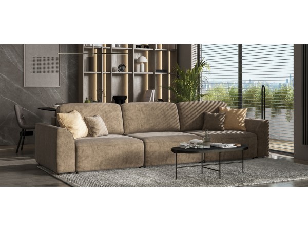 Диван KING MAX SE Велюр Роял тауп