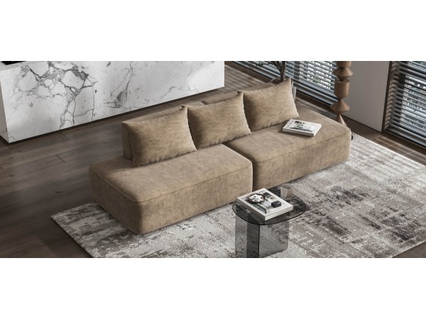 Диван KING TWIN Велюр Роял тауп