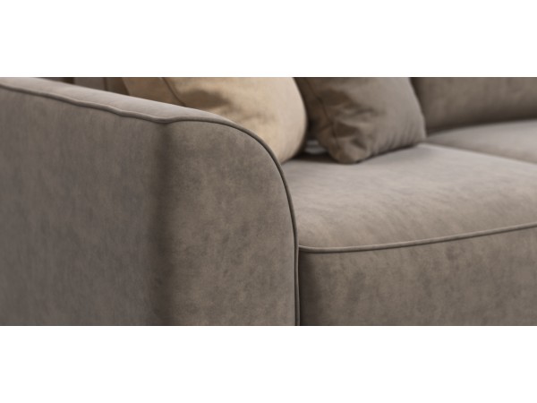 Диван KING SE Велюр Роял тауп