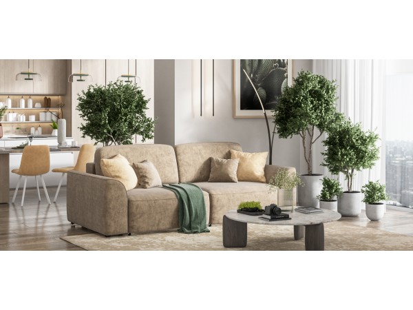 Диван KING SE Велюр Роял тауп