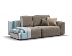 Кинг диван Велюр Роял тауп