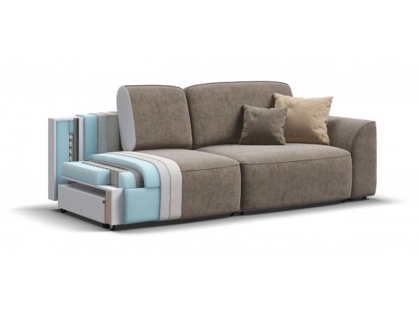 Диван KING SE Велюр Роял тауп