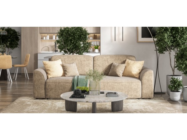 Диван KING SE Велюр Роял тауп