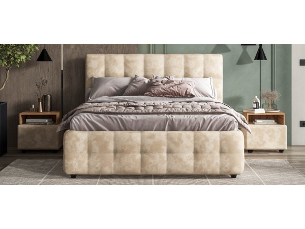 Тумба BOSS Alkantara пепел, Орех Селект