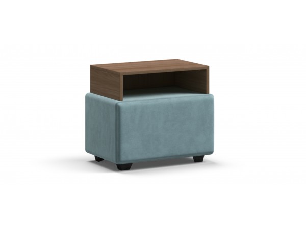 Тумба BOSS велюр MONOLIT Aqua NEW, Орех Селект
