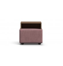 Тумба BOSS велюр MONOLIT Rose, Орех Селект