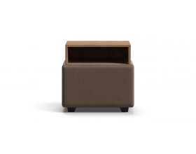 Тумба BOSS велюр MONOLIT Мокко, Орех Селект