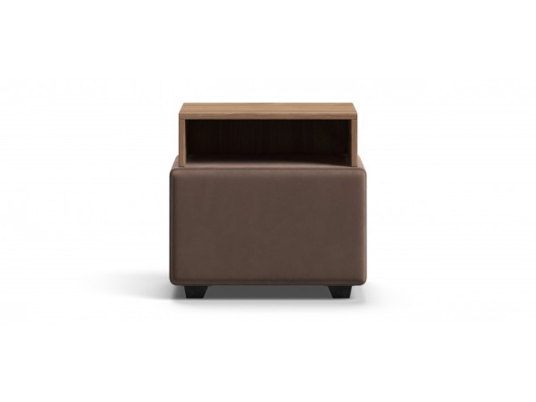 Тумба BOSS велюр MONOLIT Мокко, Орех Селект