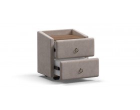 Тумба BOSS CLASSIC Велюр Монолит латте, Орех селект