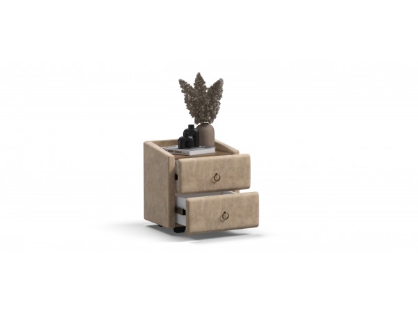 Тумба BOSS CLASSIC Велюр Royal шампань NEW, Орех Селект