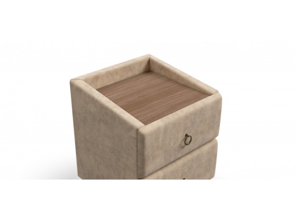 Тумба BOSS CLASSIC Велюр Royal шампань NEW, Орех Селект