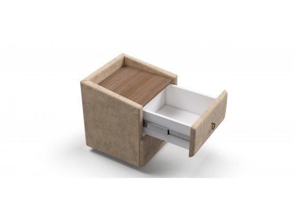 Тумба BOSS CLASSIC Велюр Royal шампань NEW, Орех Селект