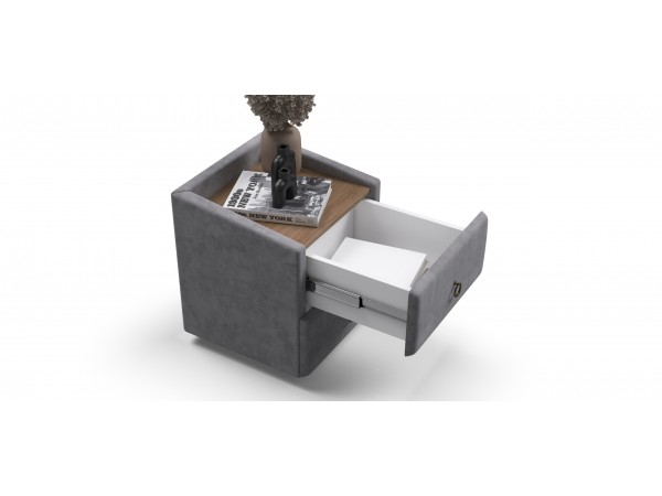 Тумба BOSS CLASSIC Велюр Роял агат, Орех Селект