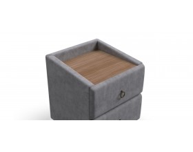 Тумба BOSS CLASSIC Велюр Роял агат, Орех селект