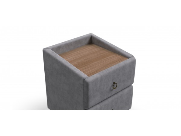 Тумба BOSS CLASSIC Велюр Роял агат, Орех Селект