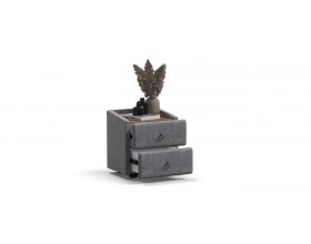 Тумба BOSS CLASSIC Велюр Роял агат, Орех селект