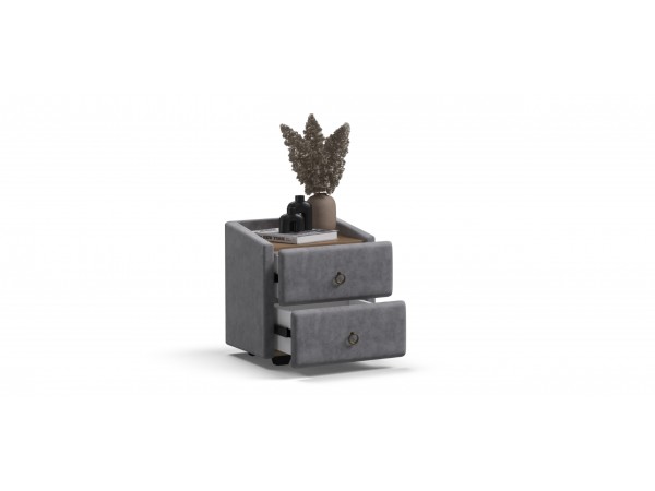 Тумба BOSS CLASSIC Велюр Роял агат, Орех Селект