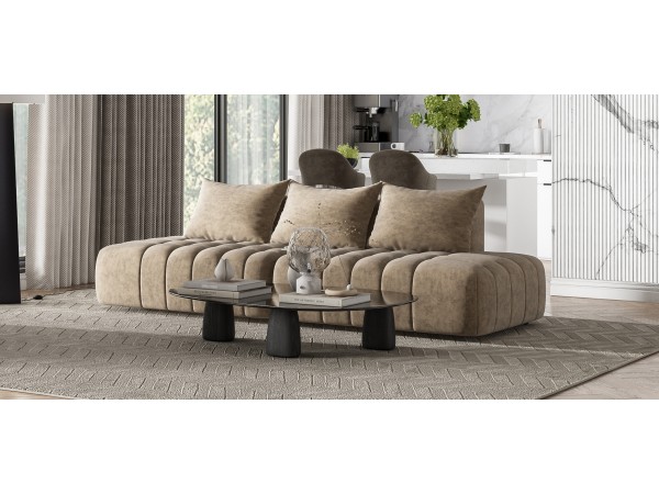 Диван Босс Твин Велюр Роял тауп