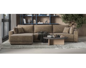 Босс Прайм Макс угловой диван Велюр Роял тауп