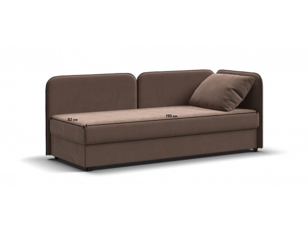 Тахта Ирис велюр Monolit мокко