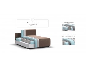 Босс Софт Модуль оттоманка Велюр Монолит мокко