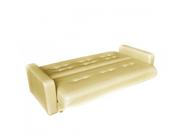 Диван Аккорд красный 120ПБ Экокожа Бежевая