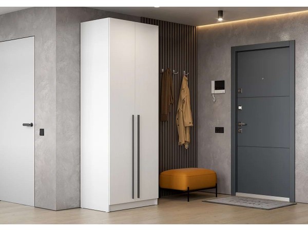 Шкаф Берген ШК-800.2 белое дерево