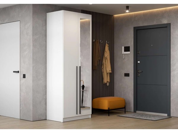 Шкаф Берген ШК-800.2 белое дерево