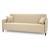 Диван Ральф вельвет бежевый Диван Ральф вельвет бежевый