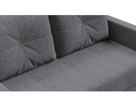 Диван двухместный Мартин Велюр Монолит сталь