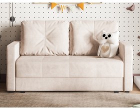 Диван двухместный Мартин Велюр Монолит латте