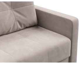 Диван двухместный Мартин Велюр Монолит латте