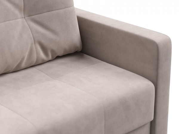 Диван двухместный Мартин Велюр Монолит латте