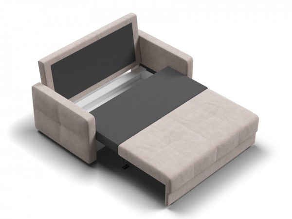 Диван двухместный Мартин Велюр Монолит латте