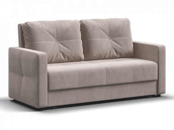 Диван двухместный Мартин Велюр Монолит латте