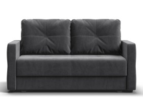 Диван двухместный Мартин Велюр Монолит серый