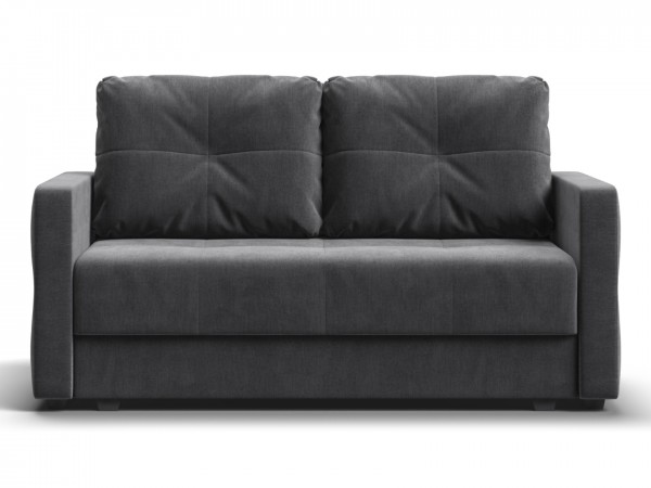 Диван двухместный Мартин Велюр Монолит серый