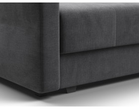 Диван двухместный Мартин Велюр Монолит серый