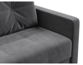 Диван двухместный Мартин Велюр Монолит серый