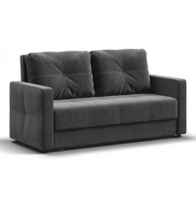 Диван двухместный Мартин Велюр Монолит серый