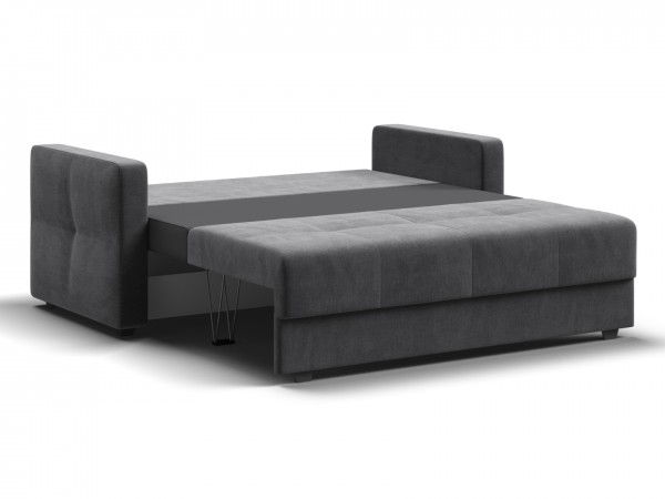 Диван двухместный Мартин Велюр Монолит серый