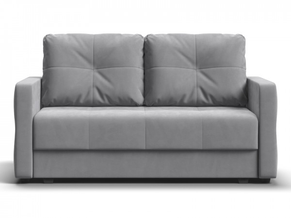 Диван двухместный Мартин Велюр Монолит сталь