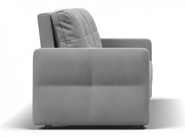 Диван двухместный Мартин Велюр Монолит сталь